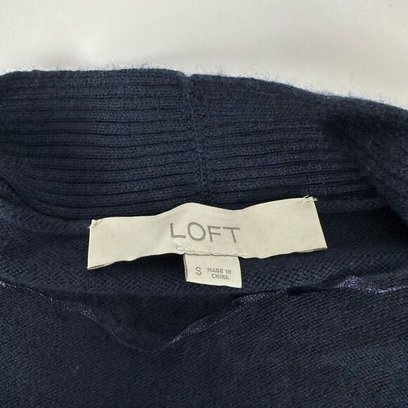 Loft Black Open Front Cardigan size Small - Picture 5 of 7